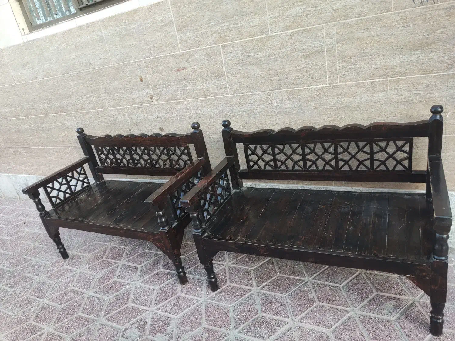 تخت سنتی|تخت و سرویس خواب|مشهد, یاس|دیوار