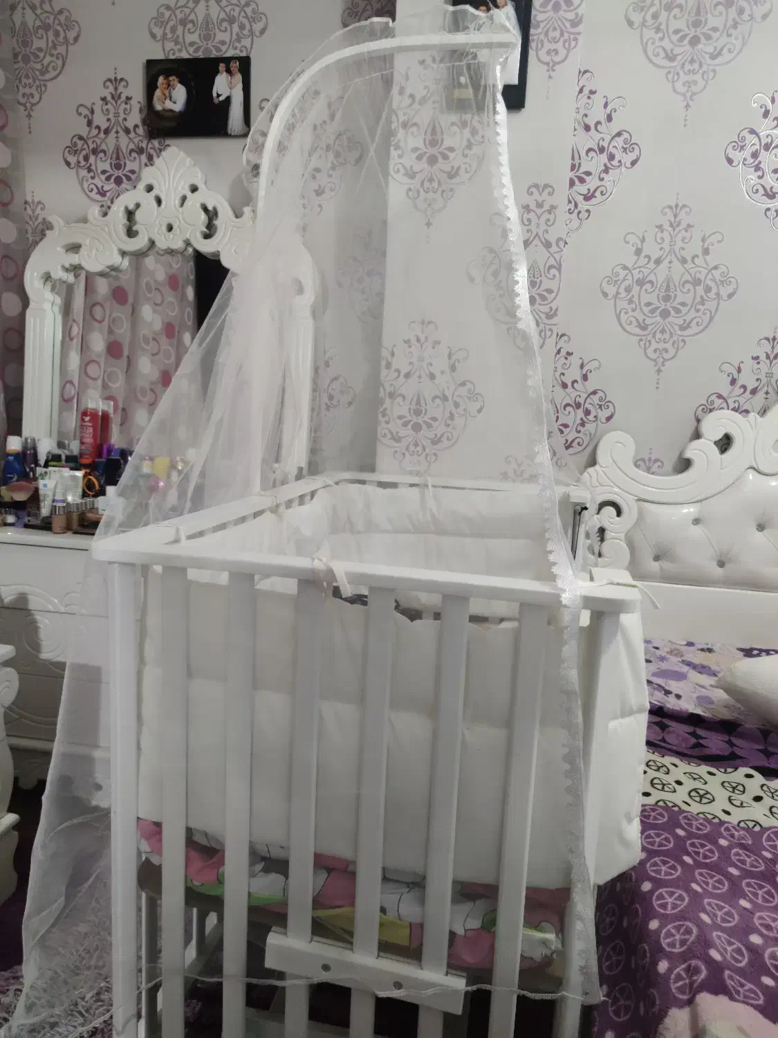 کنار تختی نوزاد|تخت و سرویس خواب|الوند, |دیوار