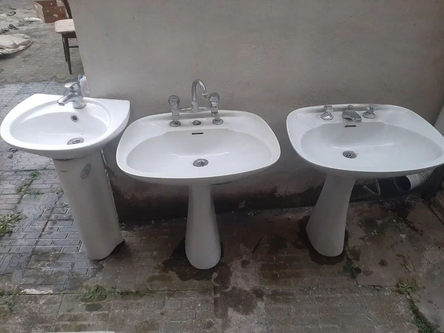 فروش ۳ عدد روشوی به صورت یکجا با شیر آلات|لوازم سرویس بهداشتی|آمل, |دیوار