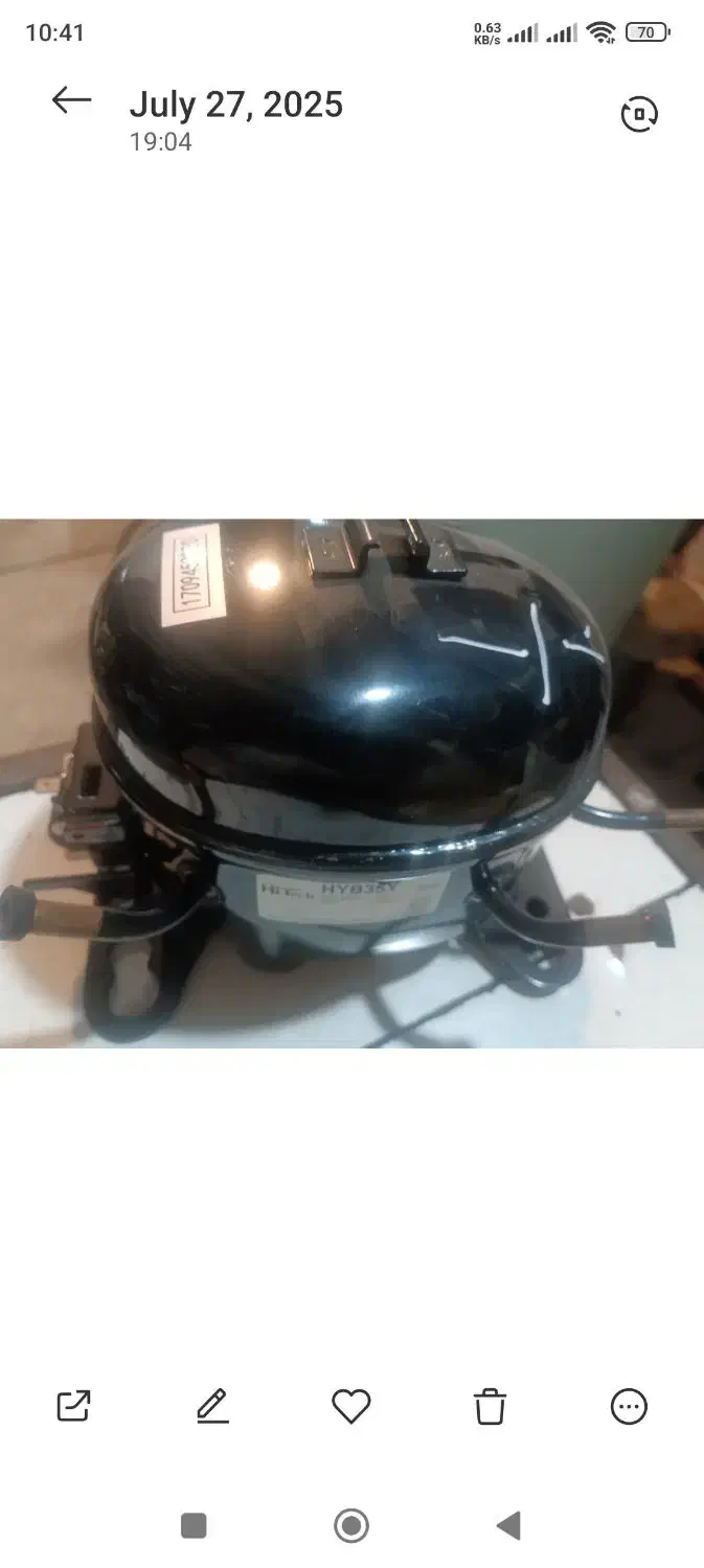 کمپرسور Hitech مدل HYB35Y|کولر گازی و فن‌کوئل|جم, |دیوار