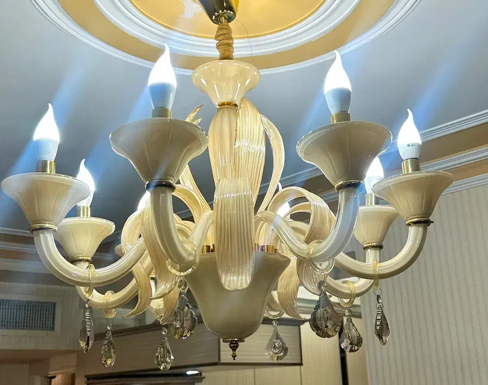 لوستر|لوستر و چراغ آویز|کرج, دهقان ویلا|دیوار