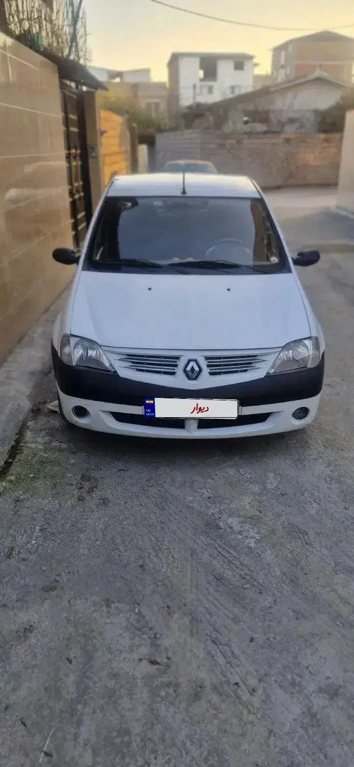 رنو تندر ۹۰ مدل ۱۳۹۰E2 سفیدL90پارس خودرو|خودرو سواری و وانت|قائم‌شهر, |دیوار