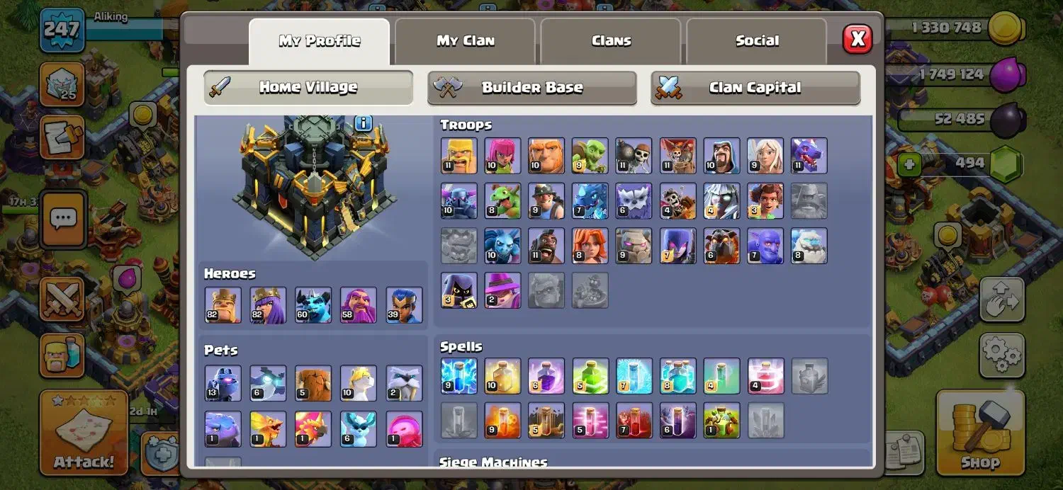 اکانت کلش تان ۱۷|کنسول، بازی ویدئویی و آنلاین|فومن, |دیوار