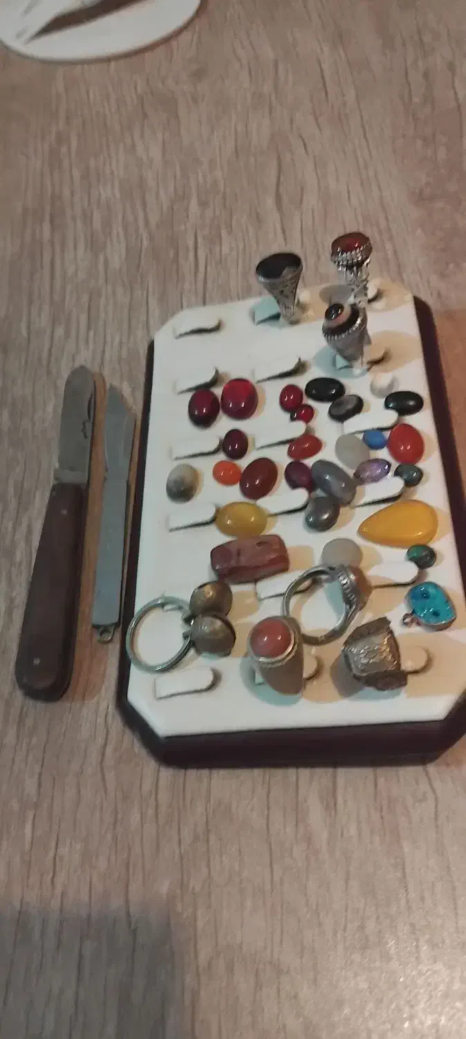 انواع انگشتر ونگین|جواهرات|شهرکرد, |دیوار