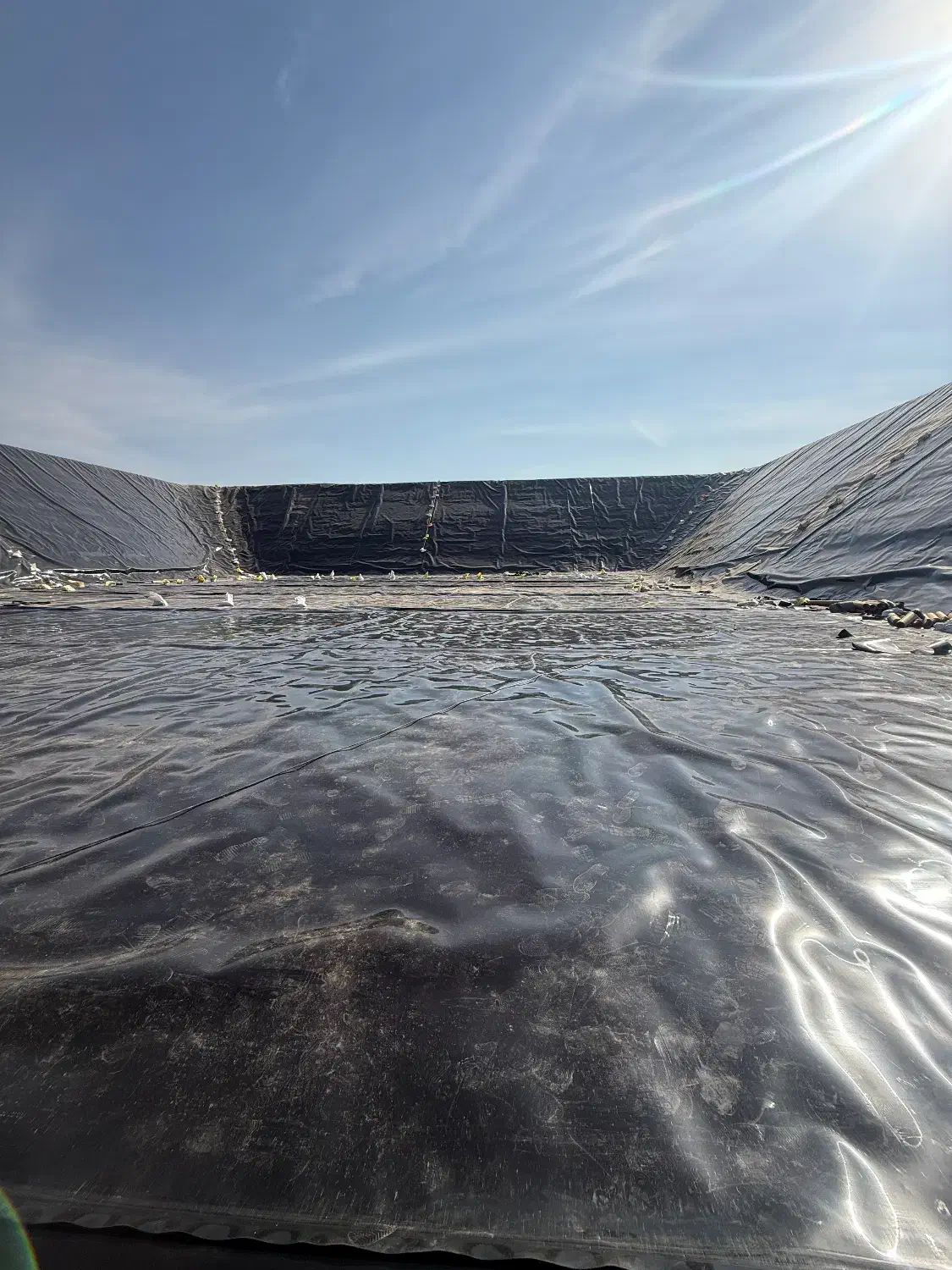 عایق استخر کشاورزی ژئوممبران|خدمات پیشه و مهارت|قزوین, |دیوار