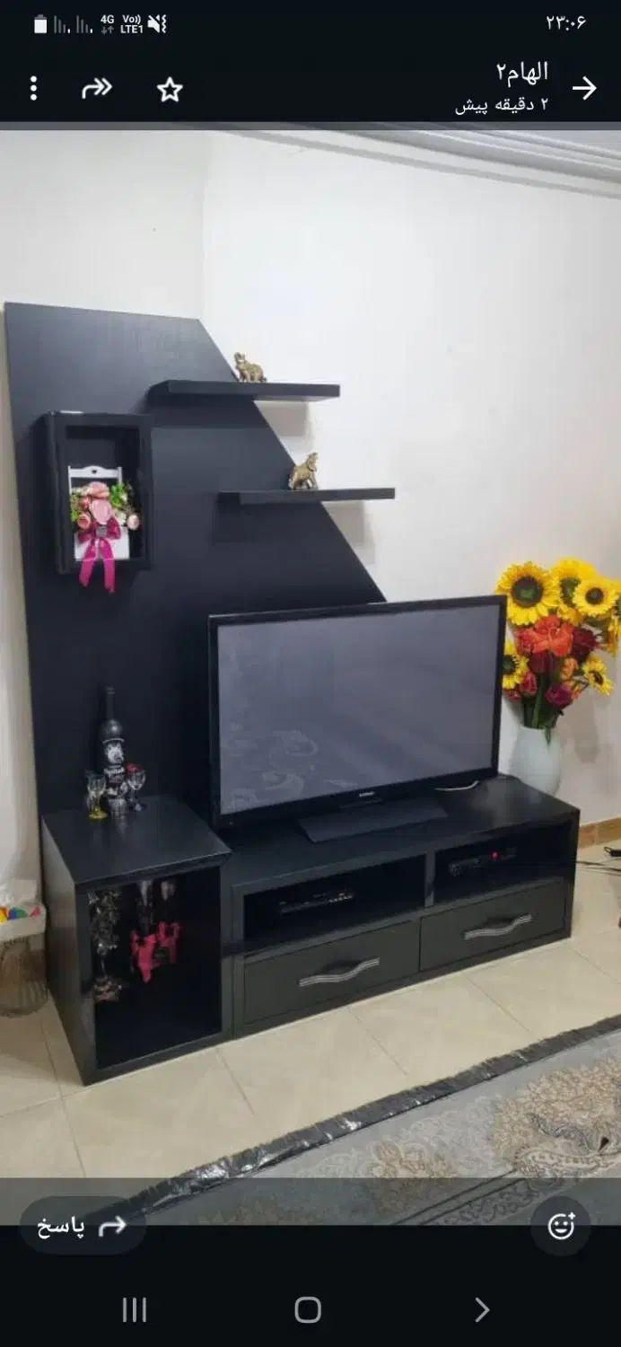 فقط تلوزیون نیست میز تلوزیون فروشه|بوفه، ویترین، کنسول|آستانه اشرفیه, |دیوار