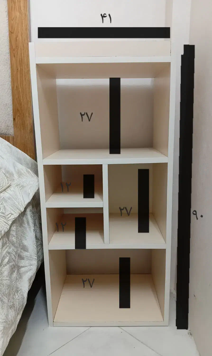 کتابخانه|کتابخانه، شلف، قفسه‌های دیواری|مشهد, مشکینی (شهرک غرب)|دیوار