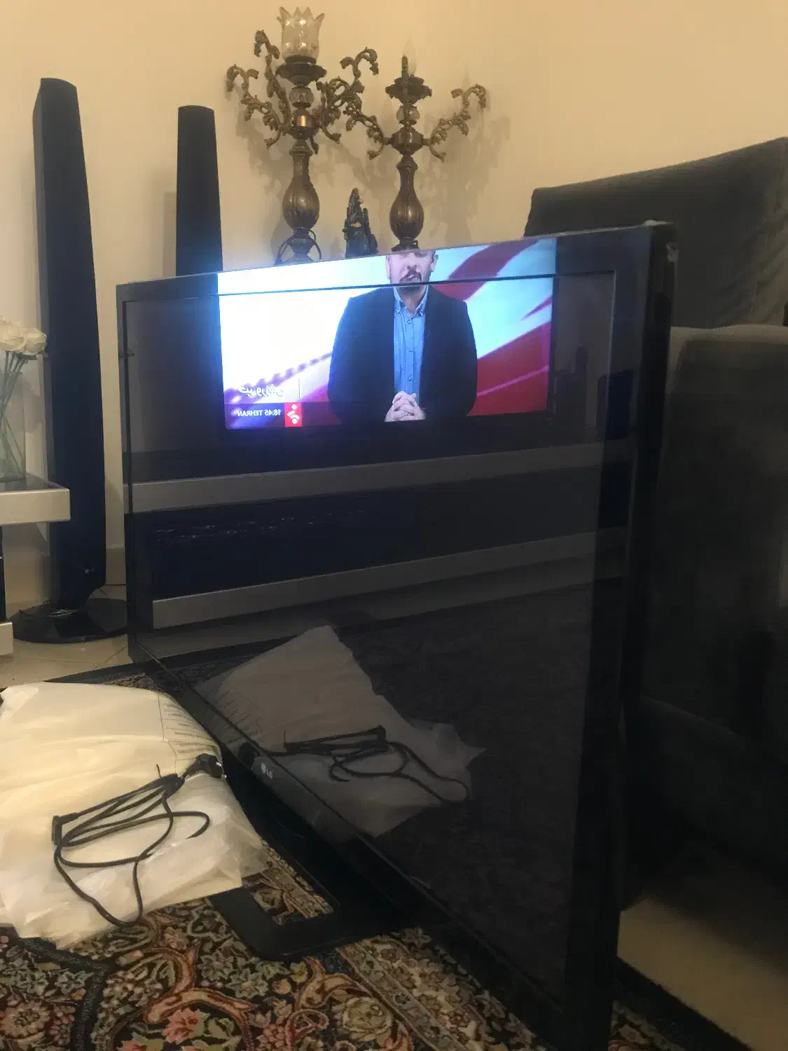 تلوزیون ۴۳ الجی فول اچ دی تمیز اصل|تلویزیون و پروژکتور|گرگان, |دیوار