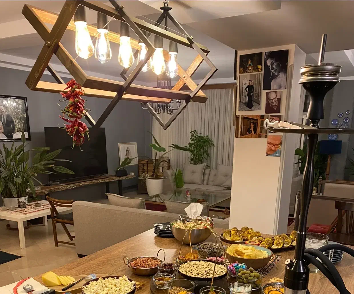 لوستر|لوستر و چراغ آویز|تهران, اوین|دیوار