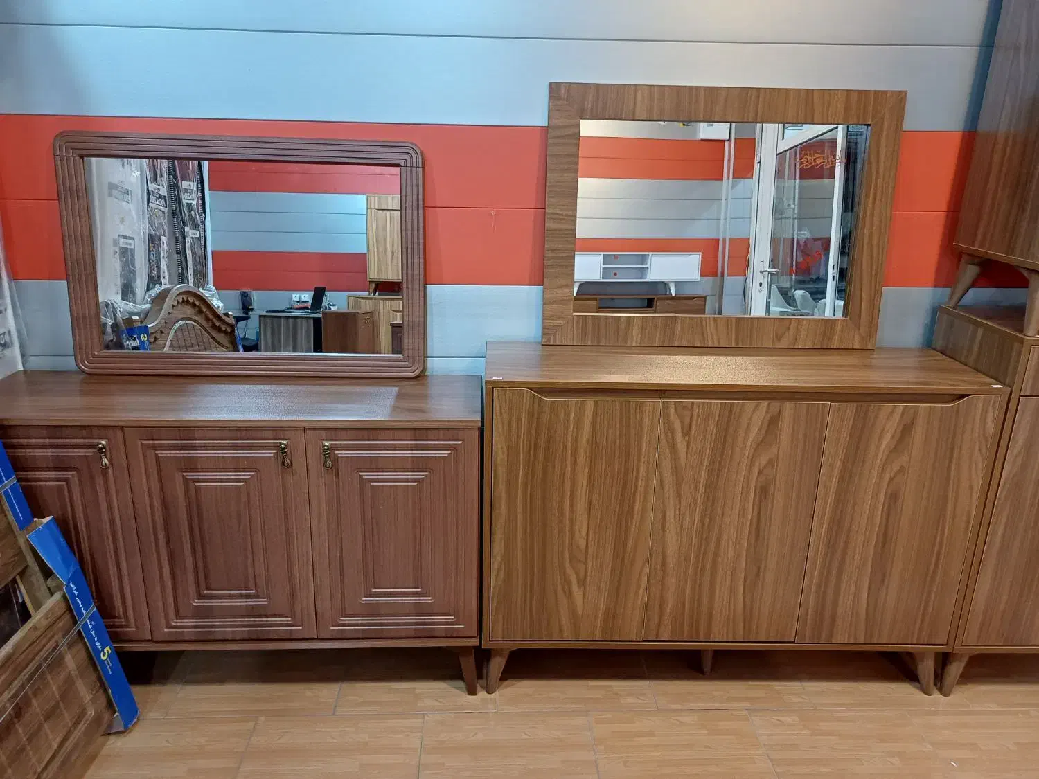 آینه کنسول ۱۲۰ تک و ست|بوفه، ویترین، کنسول|ارومیه, |دیوار