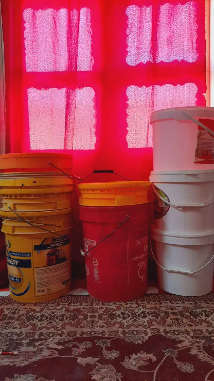 سطل پلاستیکی|ظروف نگهدارنده، پلاستیکی، یک‌بارمصرف|یزد, |دیوار