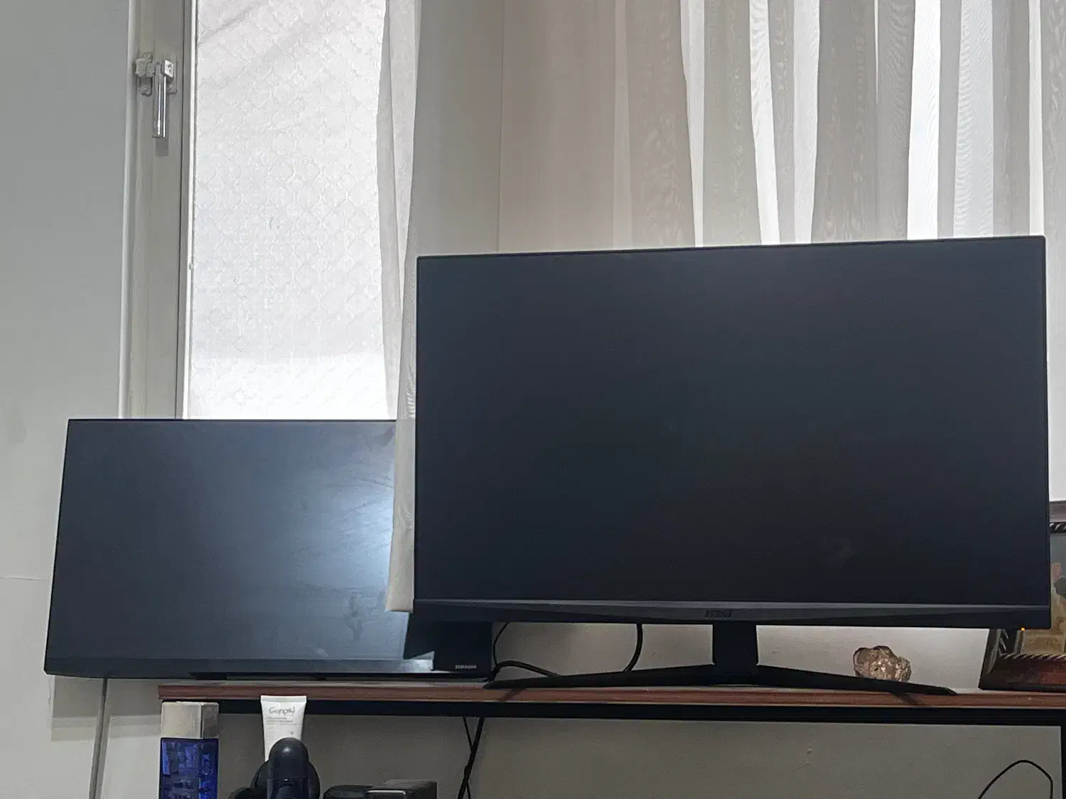 دو عدد مانیتور ال سی دی خراب|قطعات و لوازم جانبی رایانه|تهران, شهرک غرب|دیوار