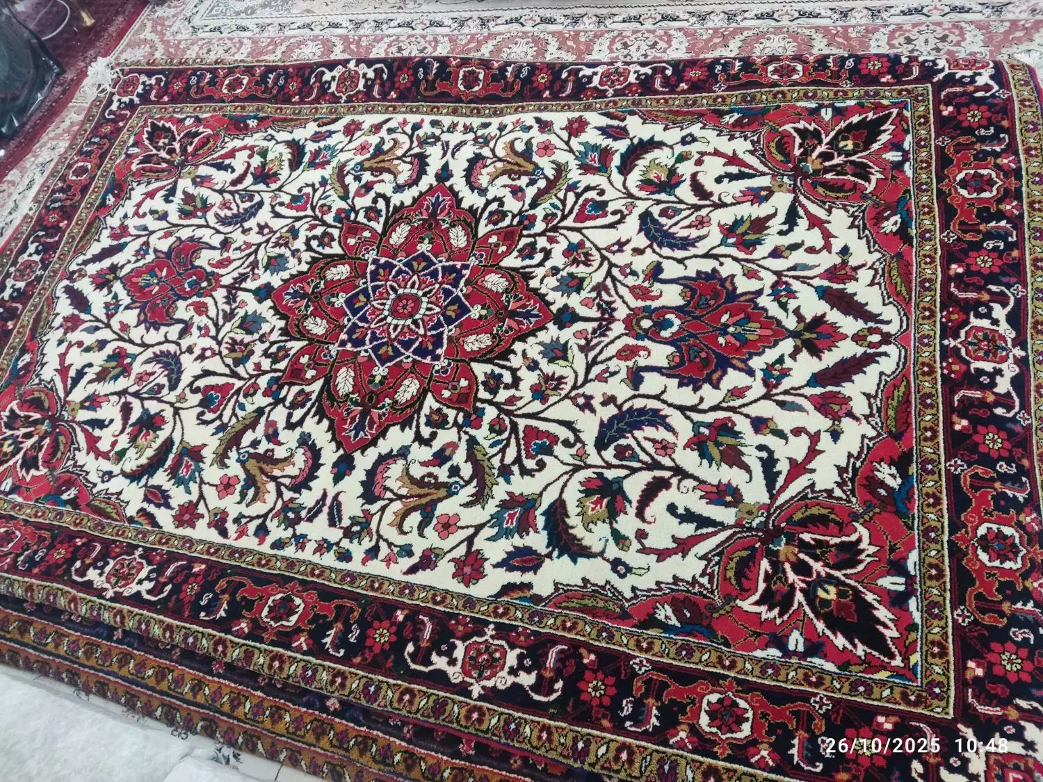 فرش هریس گلخانه ای|فرش|اهر, |دیوار