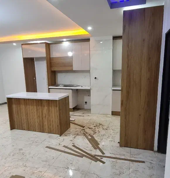 کابینت آشپزخونه کاپچینویی / هایگلاس / ام دی اف|مصالح و تجهیزات ساختمان|قرچک, شهرک طلائیه|دیوار