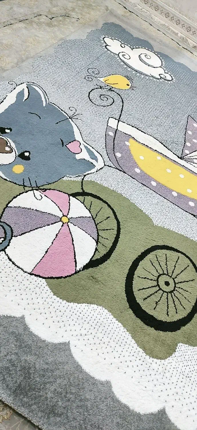 فرش اتاق کودک ۴ متری پنج ماهه خریدم نونو|فرش|پاکدشت, پاکدشت (مامازند)|دیوار
