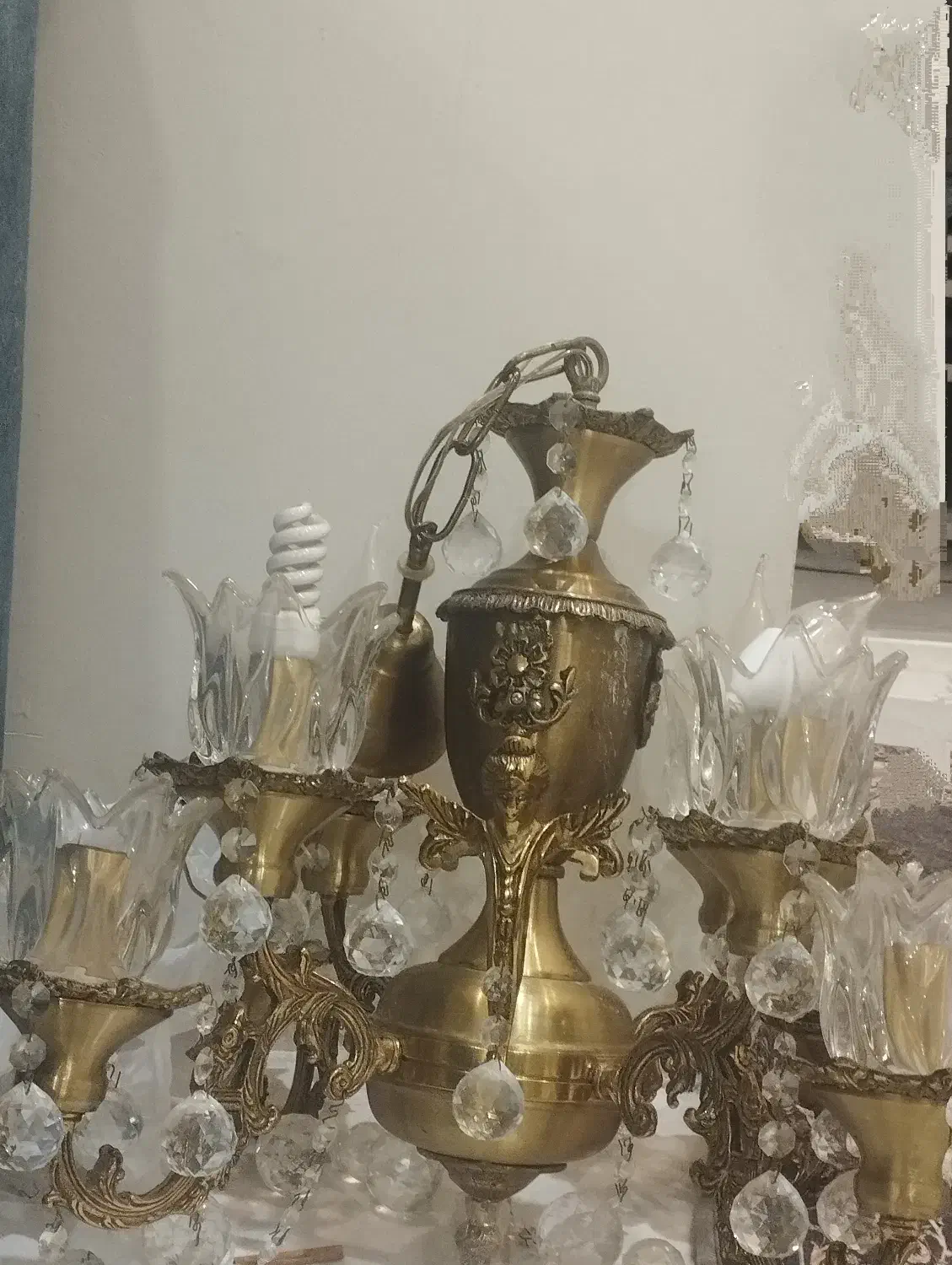 لوستر|لوستر و چراغ آویز|اراک, |دیوار