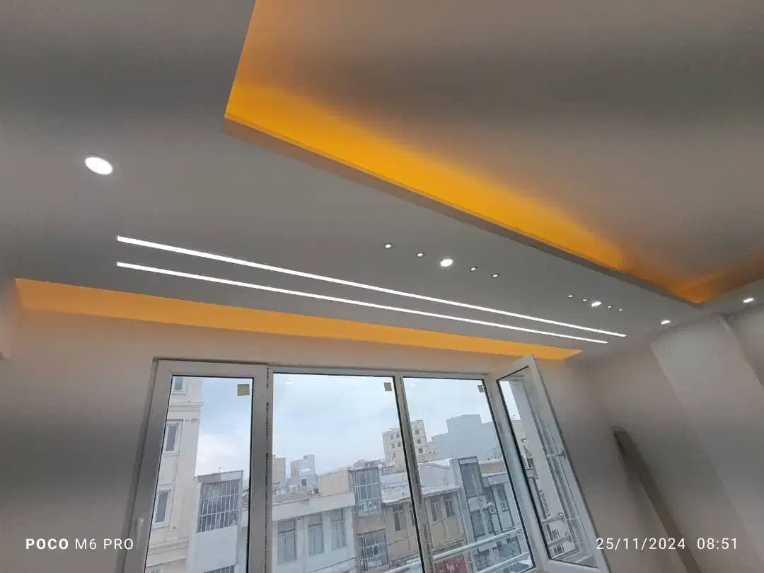 کناف سقف کاذب کابینت هایگلس ام دی اف و...|خدمات پیشه و مهارت|لامرد, |دیوار