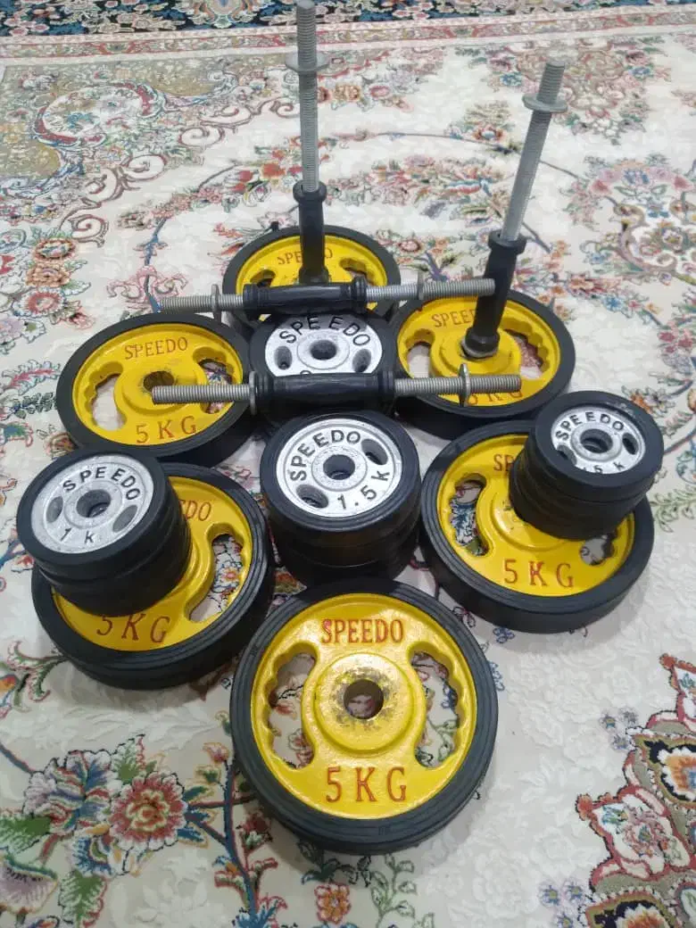 دستگاه بدنسازی ۴۲ کاره با وزنه و دمبل|تجهیزات ورزشی|خورموج, |دیوار