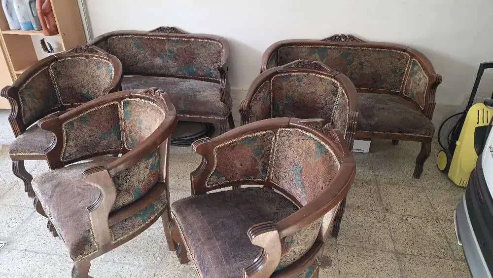 مبل از چوب درخت گردو|مبلمان خانگی و میز عسلی|ارومیه, |دیوار