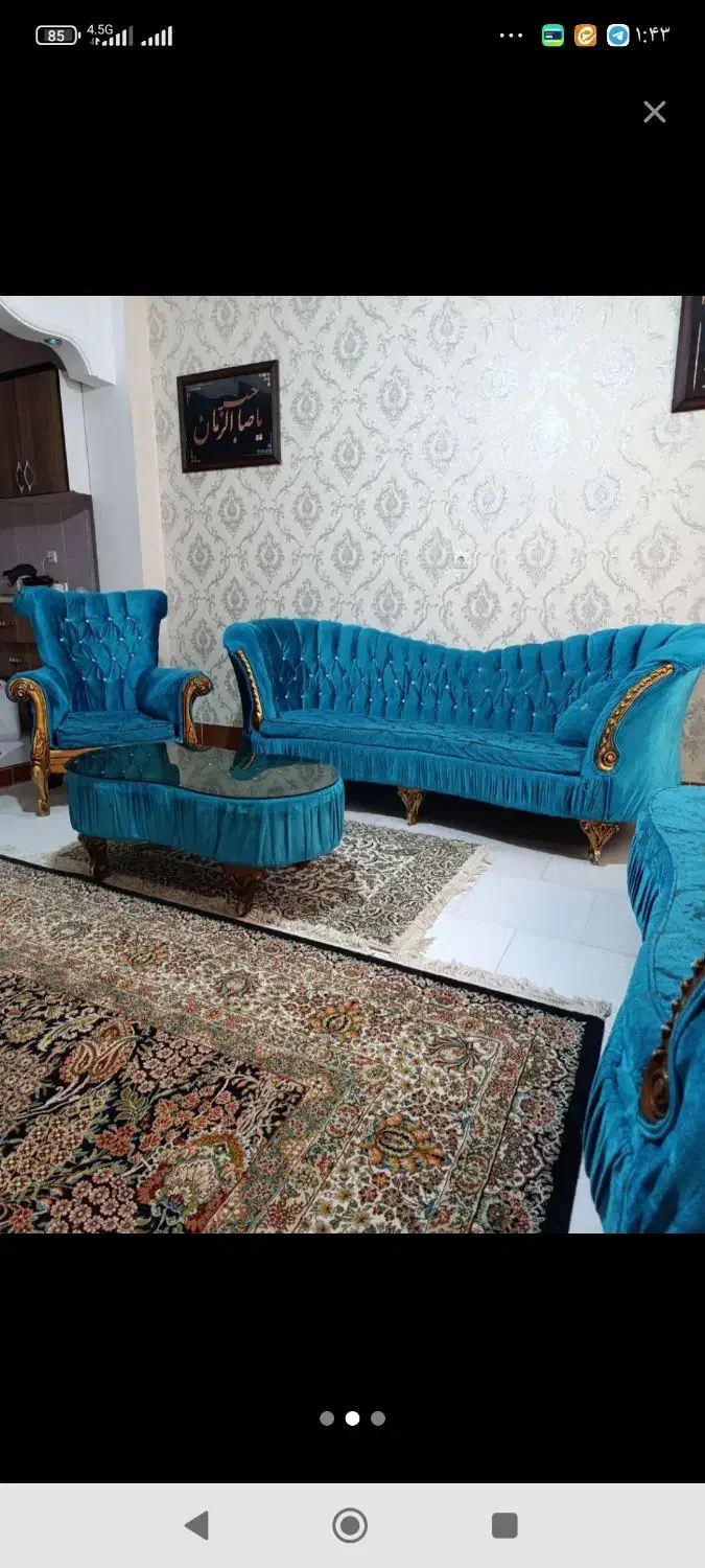 مبل نیمه استیل|مبلمان خانگی و میز عسلی|آزادشهر, |دیوار