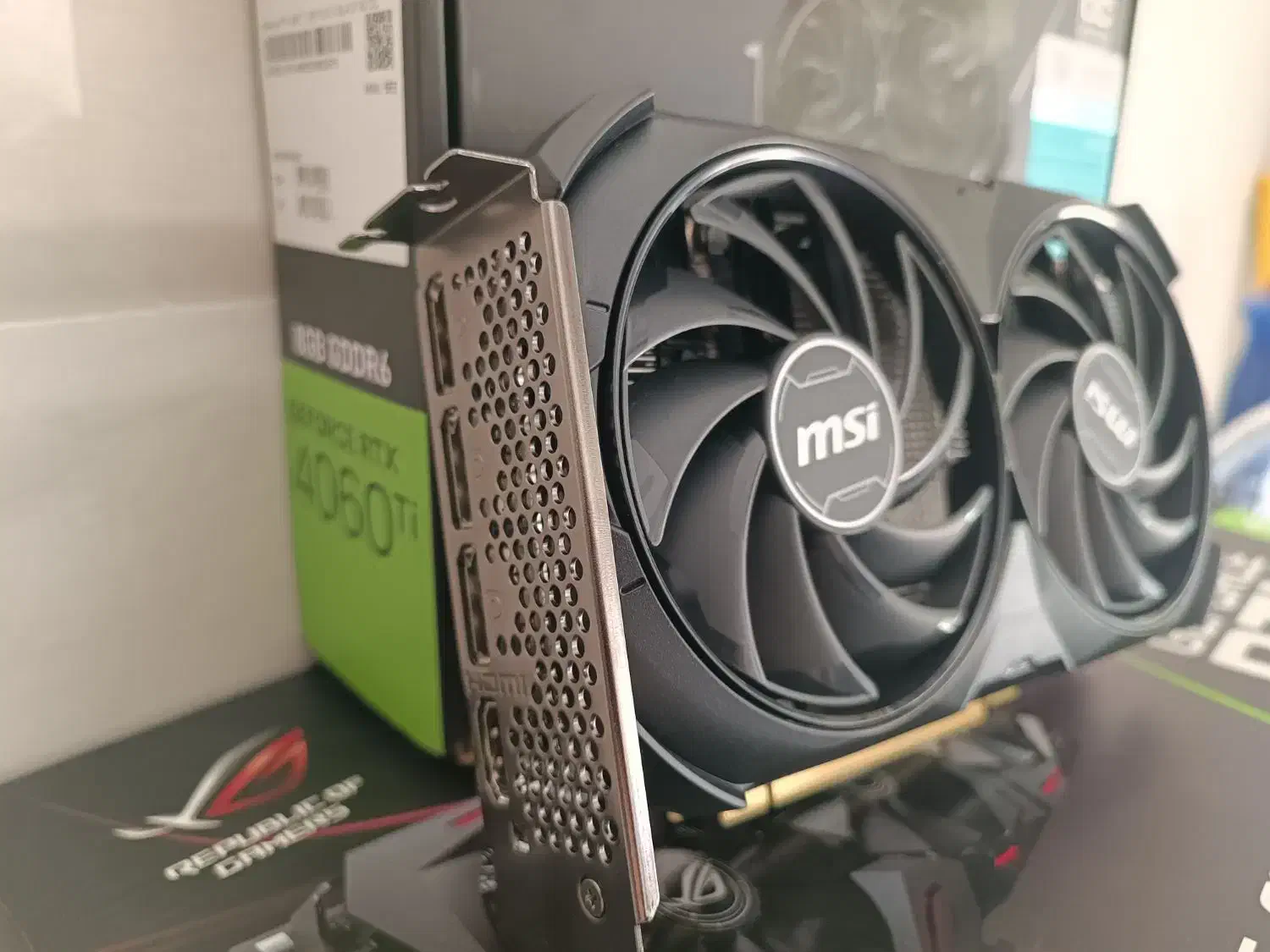 MSI RTX 4060 Ti VENTUS 2X 8G OC|قطعات و لوازم جانبی رایانه|اصفهان, دهنو|دیوار