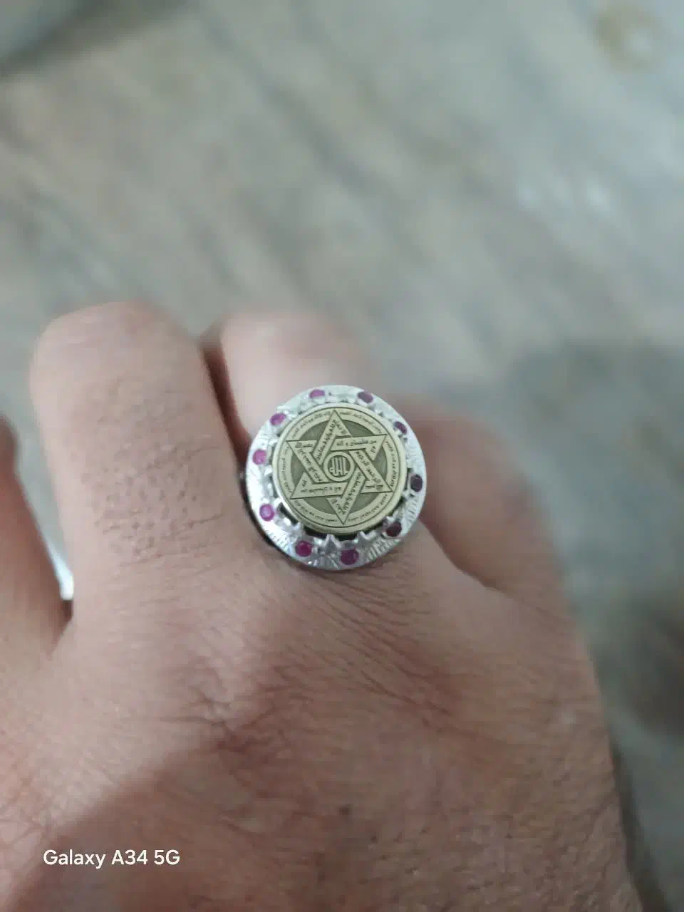 انگشتر خاص ستاره سلیمان|کلکسیون اشیاء عتیقه|میبد, |دیوار