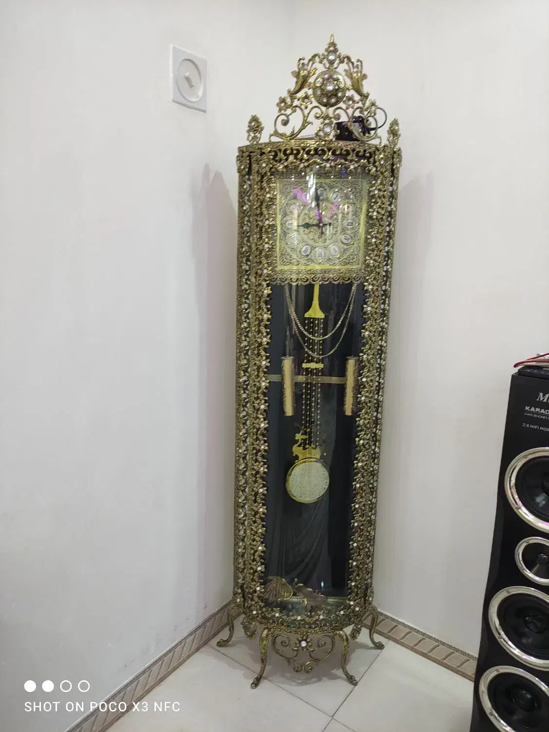 بوفه و ساعت برنج|بوفه، ویترین، کنسول|ورامین, جعفر آباد اخوان|دیوار