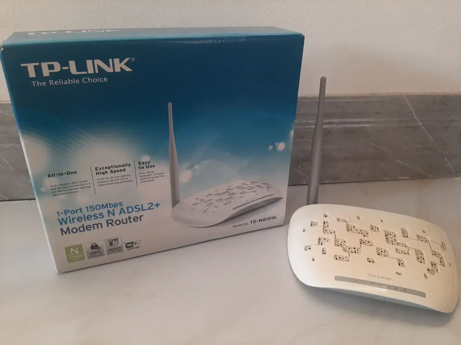 خط تلفن ثابت و مودم تی پی لینک|مودم و تجهیزات شبکه|شیراز, پودنک|دیوار