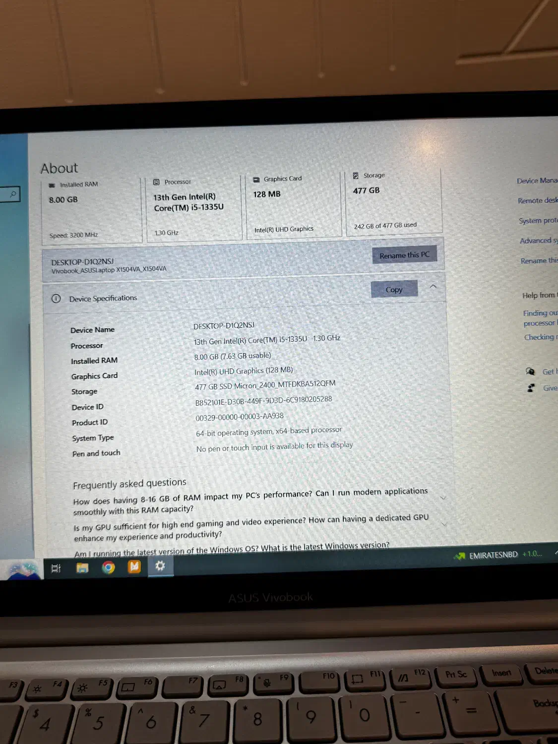 لپتاپVivobook-x1504v|رایانه همراه|تهران, صادقیه|دیوار