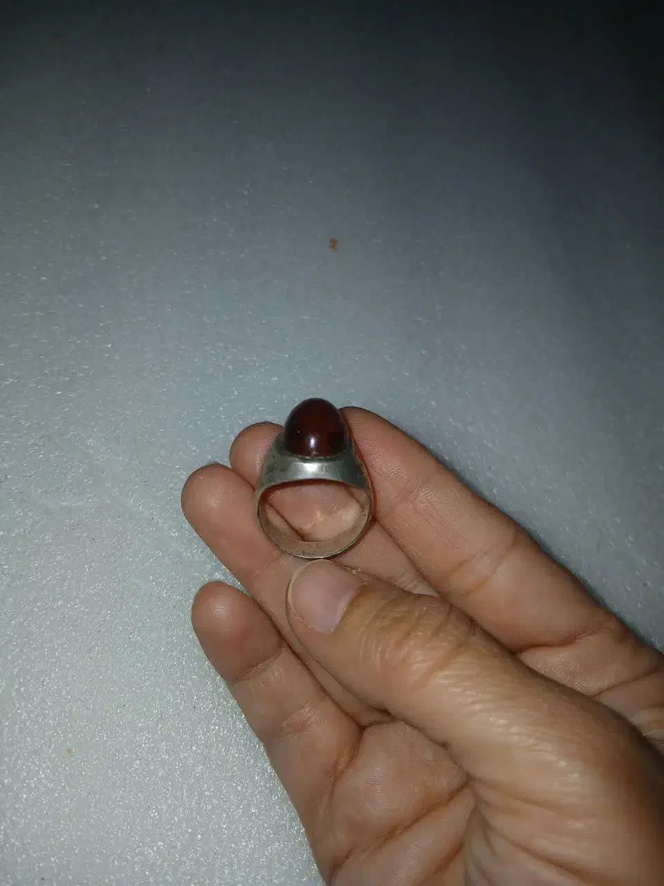 انگشتر عقیق یمنی  بالا۸۰سال|کلکسیون اشیاء عتیقه|بیرجند, |دیوار