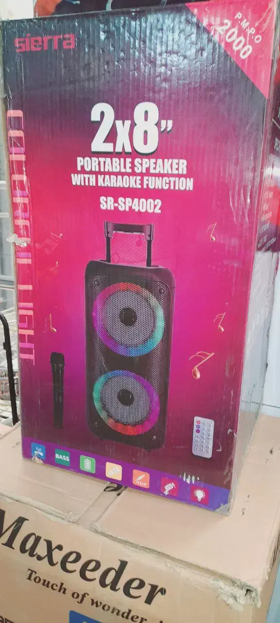 اسپیکر چمدانی مارک سیرا بلوتوث دار|سیستم صوتی خانگی|مشهد, تلگرد|دیوار