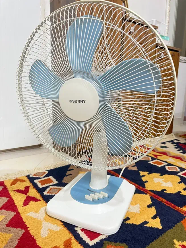 پنکه پایه کوتاه درحد نو سالم|پنکه و تصفیه‌کنندهٔ هوا|رشت, کوی فکوری|دیوار