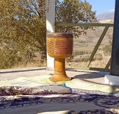 تنبک شیرانی|سازهای سنتی|خرم‌آباد, |دیوار