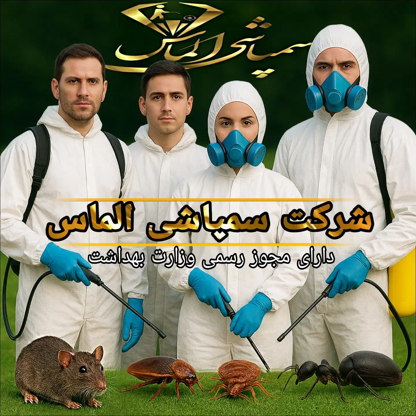 سمپاشی تخصصی ساس موش سوسک باضمانت کتبی100٪|خدمات نظافت|پرند, فاز ۲|دیوار