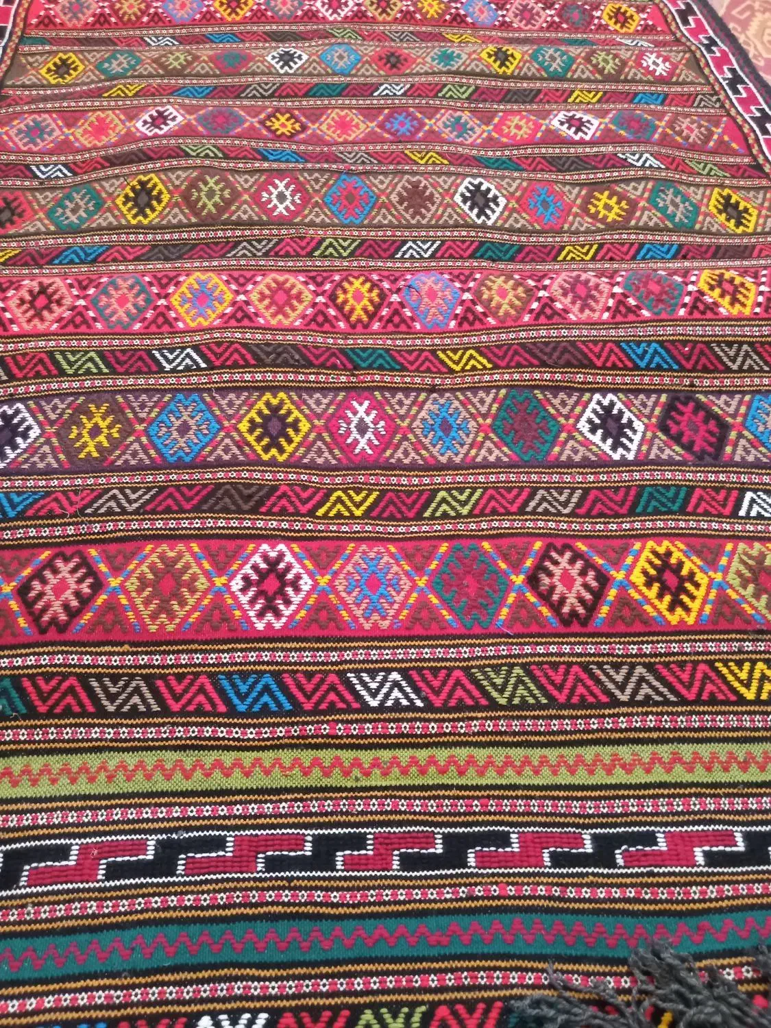 گلیم|گلیم، جاجیم، گبه|بجنورد, |دیوار