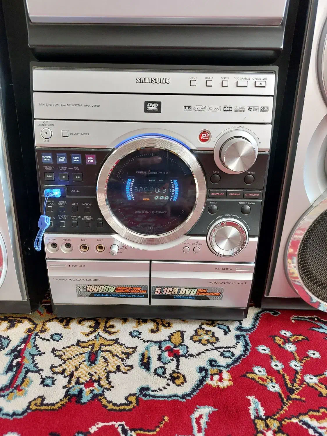 ضبط خانگی ۱۰ هزار وات سامسونگ فلشخور فابریک|سیستم صوتی خانگی|مشهد, کوی دروی|دیوار