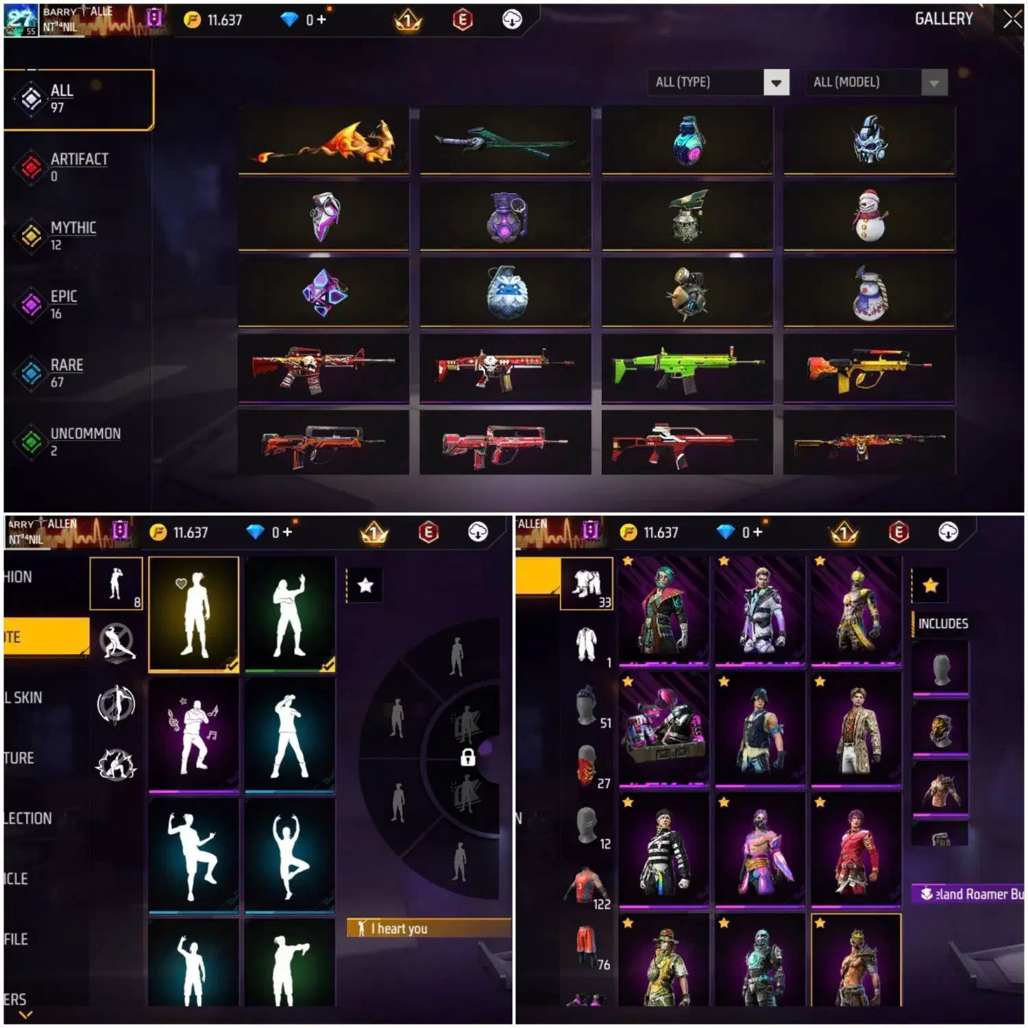 اکانت فری فایر|کنسول، بازی ویدئویی و آنلاین|تهران, شهرک رضویه|دیوار