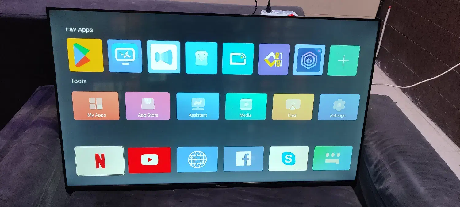 تلوزیون هوشمند اندرویدی ال جی ۵۰ اینچ|تلویزیون و پروژکتور|مرودشت, بیست متری بیمارستان|دیوار