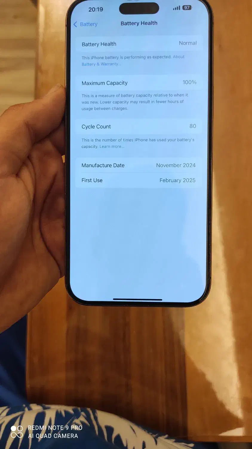 اپل iPhone 16 Pro Max با حافظهٔ ۲۵۶ گیگابایت|موبایل|تبریز, |دیوار