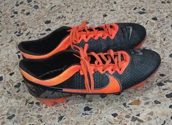 کفش فوتبال استوک نایک مشکی - نارنجی سایز 42|کیف، کفش، کمربند|شوش, |دیوار