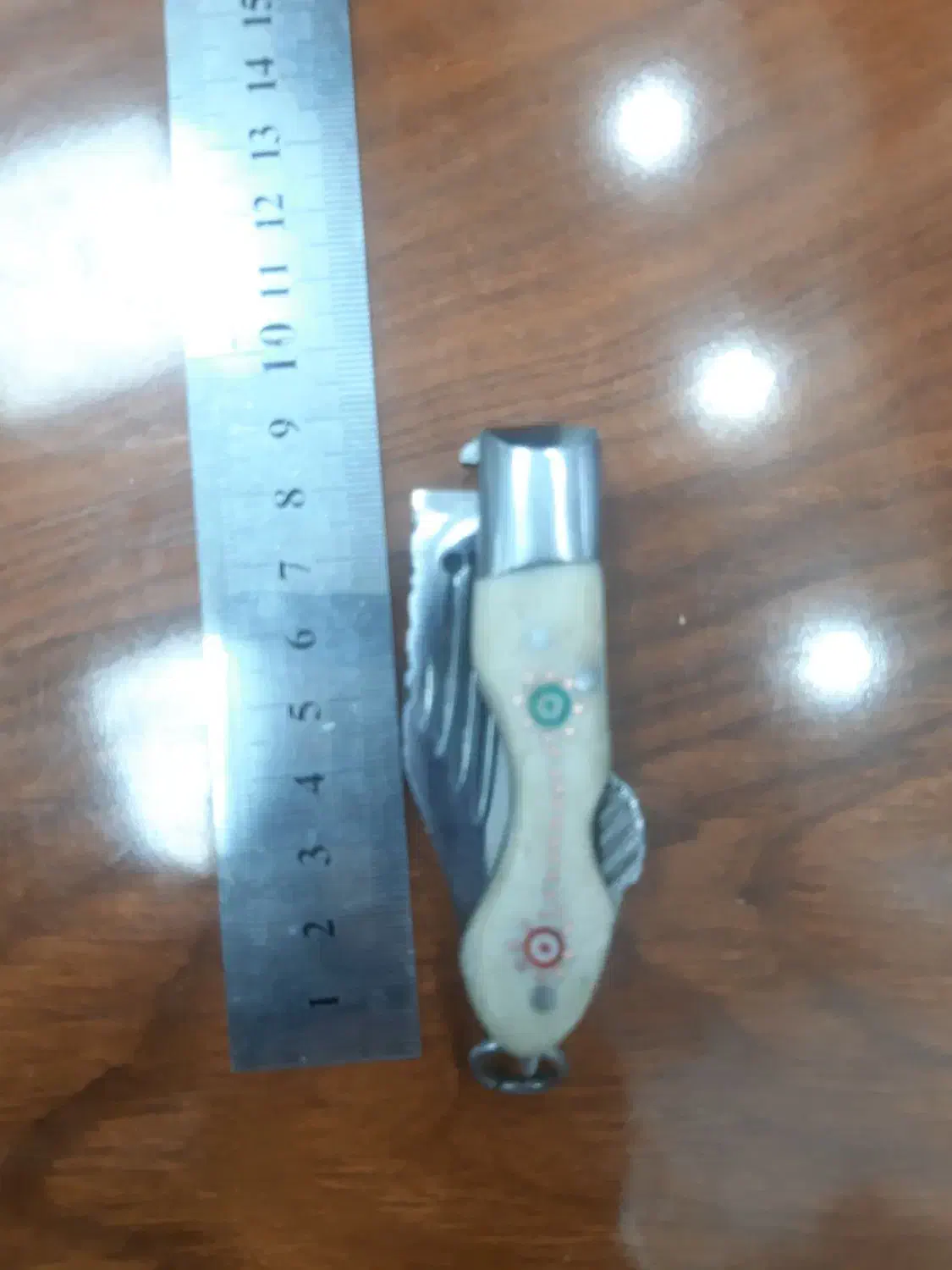 چاقوی بابا دستساز تیغه فولاد خالص دسته سفید|کوهنوردی و کمپینگ|تبریز, |دیوار