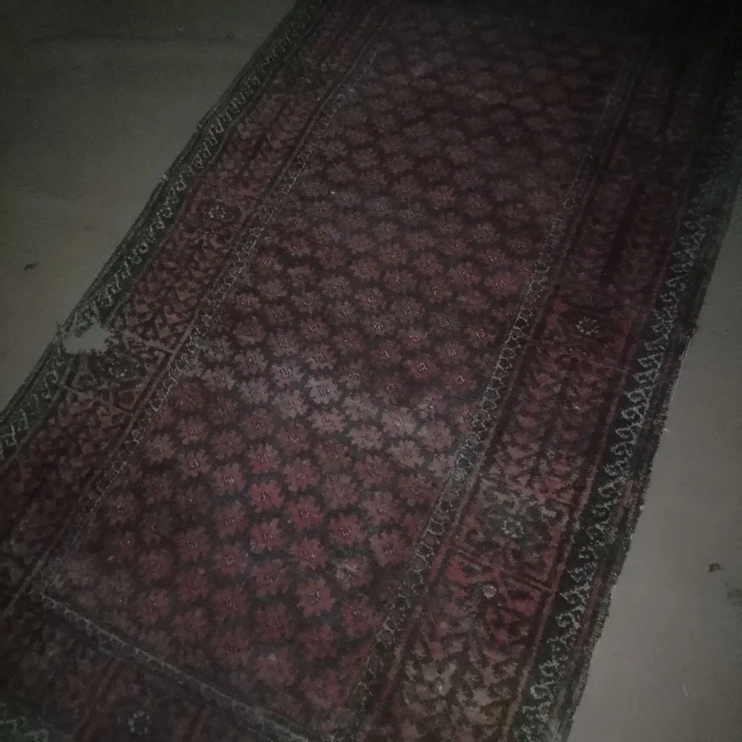 قالی دستبافت نیاز به ترمیم داره 2 متری در یک|فرش|گرگان, |دیوار