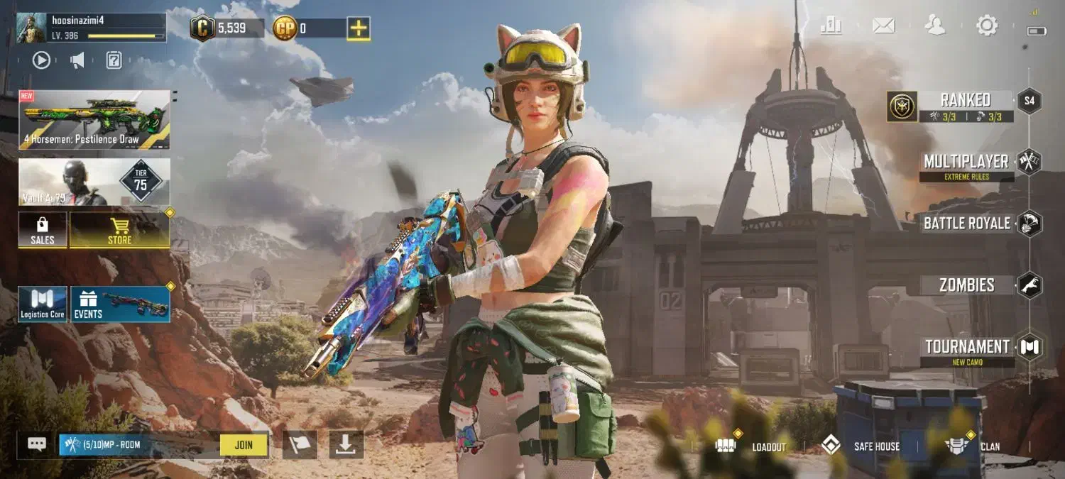 اکانت کالاف موبایل  ریجن هند طاق|کنسول، بازی ویدئویی و آنلاین|بیرجند, |دیوار