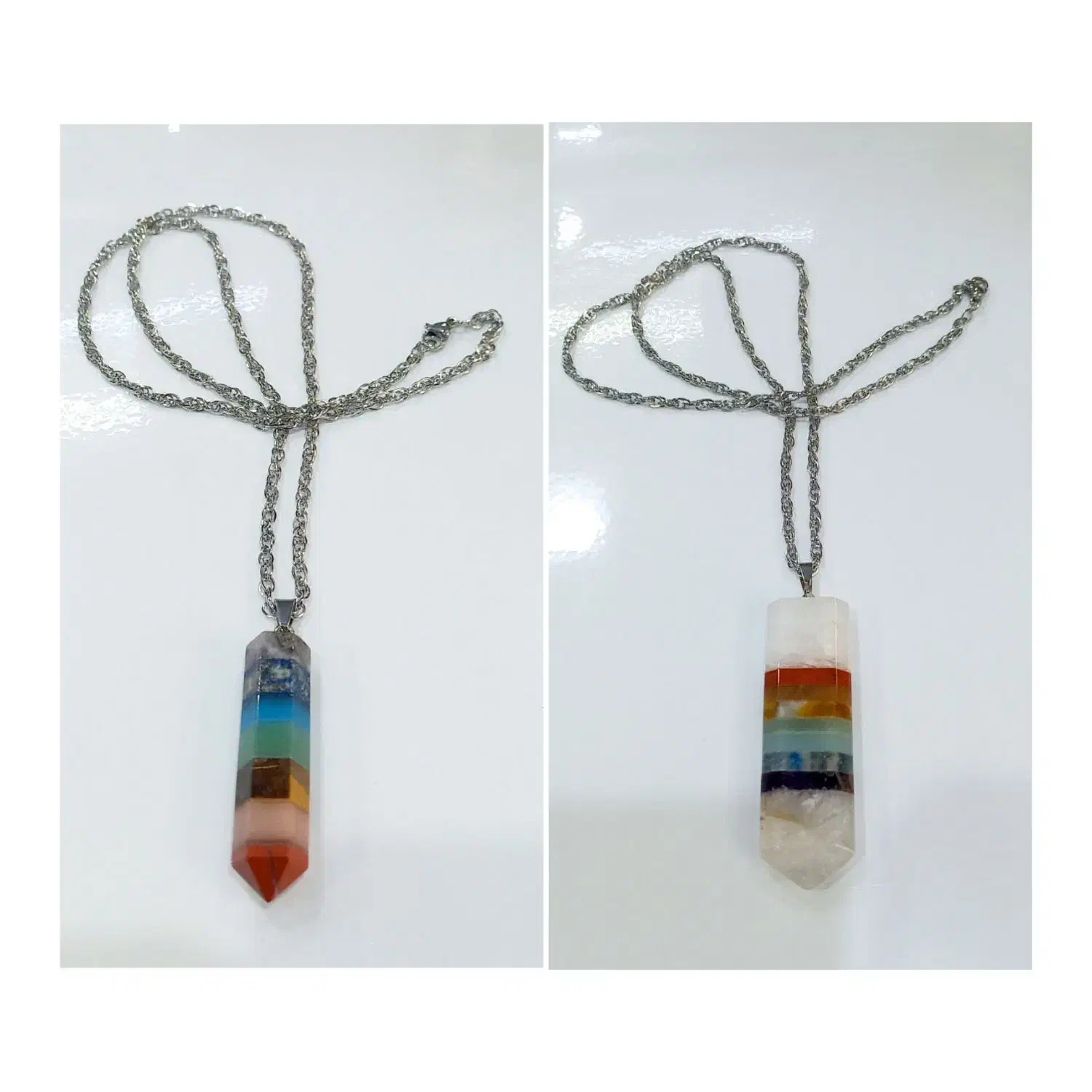 آویز گردنی نقره زنونه نگینهای فیروزه و معدنی|جواهرات|نیشابور, محله میدان باغات|دیوار