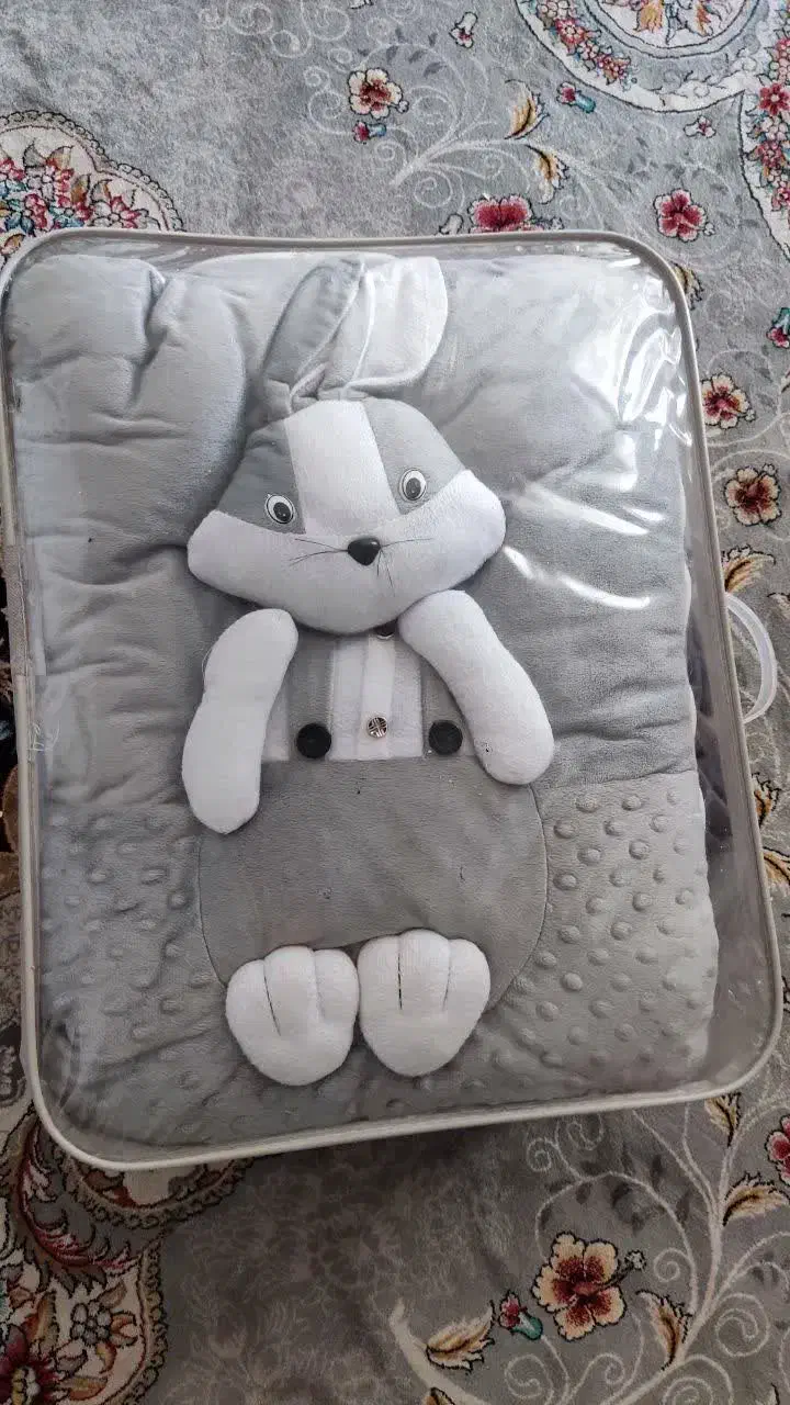 ست رخت خواب نوزاد خرگوش برجسته مخمل نو|لباس|پاکدشت, پاکدشت (مامازند)|دیوار