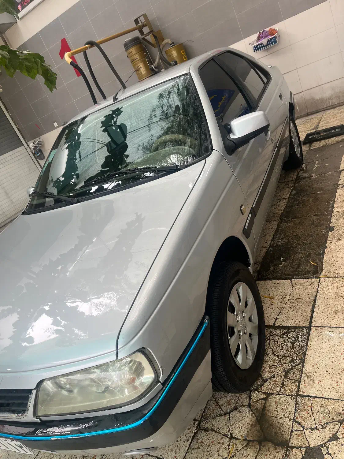 پژو slx ۴۰۵ نقره ای مدل ۹۰|خودرو سواری و وانت|اصفهان, شاهد|دیوار