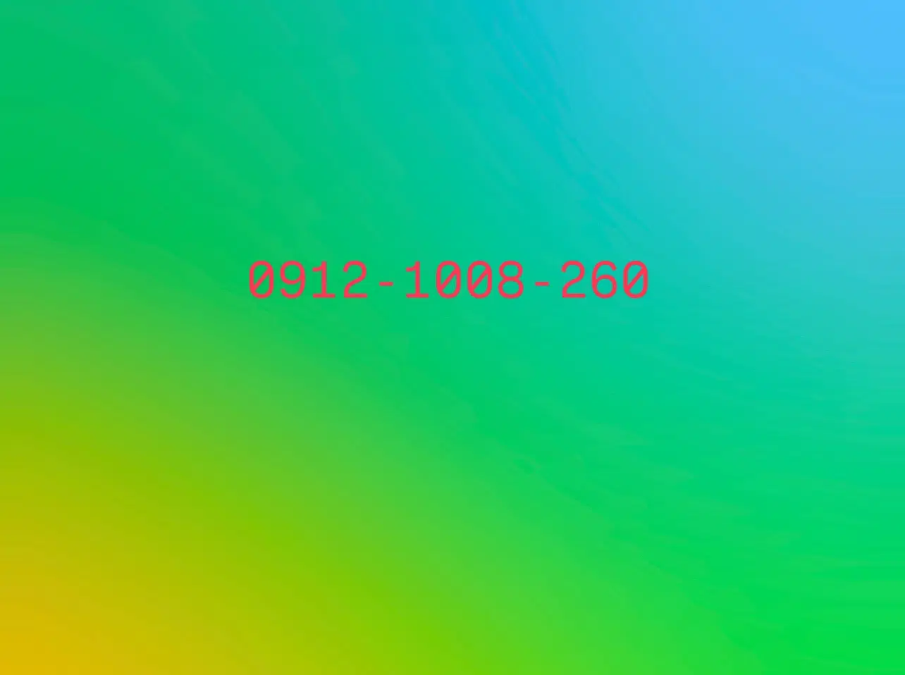 260 . 1008 . 0912|سیم‌کارت|تهران, ولنجک|دیوار