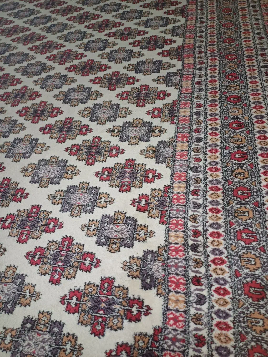 فرش ترکمنی ۹ متری|فرش|گرگان, |دیوار