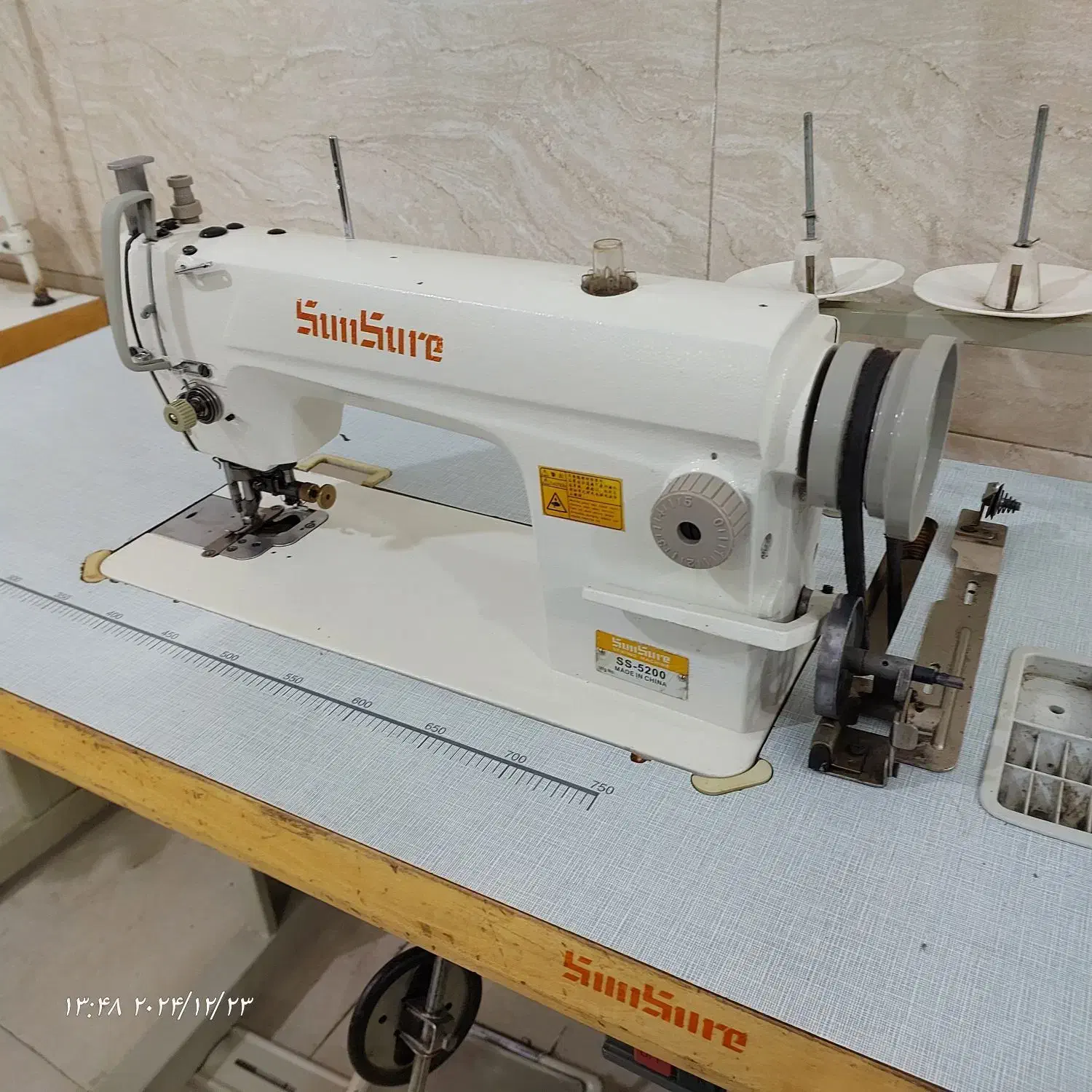 چرخ راسته دوز سانسیر تیغدار دینام بزرگ درحدنو|چرخ خیاطی و ریسندگی|تهران, یافت آباد جنوبی|دیوار