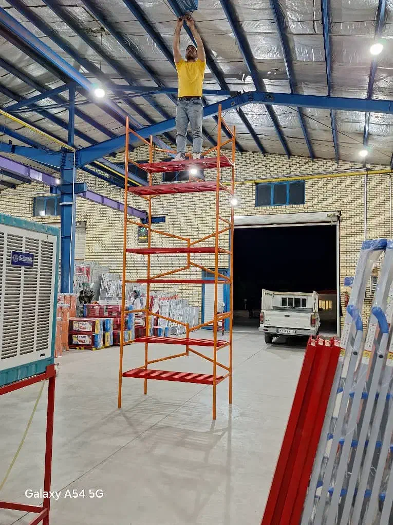 فروش داربست تاشو چرخ دار قابل حمل آسان و نردبان|ابزارآلات|تهران, بازار|دیوار